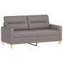 Sofa set with cushions 3 pieces taupe gray fabric by , Sofas - Ref: Foro24-3201583, Price: 454,54 €, Discount: %