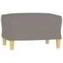 Sofa set with cushions 3 pieces taupe gray fabric by , Sofas - Ref: Foro24-3201583, Price: 472,17 €, Discount: %