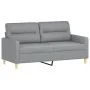 Sofa set with cushions 3 pieces light gray fabric by , Sofas - Ref: Foro24-3201576, Price: 465,69 €, Discount: %