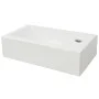 Rectangular ceramic sink with faucet hole 46x25.5x12 white by vidaXL, Sinks - Ref: Foro24-142343, Price: 67,34 €, Discount: %