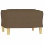 Sofa set with cushions 3 pieces brown fabric by , Sofas - Ref: Foro24-3201611, Price: 490,44 €, Discount: %