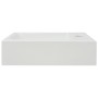 Rectangular ceramic sink with faucet hole 46x25.5x12 white by vidaXL, Sinks - Ref: Foro24-142343, Price: 68,26 €, Discount: %