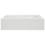 Rectangular ceramic sink with faucet hole 46x25.5x12 white by vidaXL, Sinks - Ref: Foro24-142343, Price: 67,34 €, Discount: %