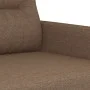 Sofa set with cushions 3 pieces brown fabric by , Sofas - Ref: Foro24-3201611, Price: 490,44 €, Discount: %