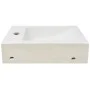 Rectangular ceramic sink with faucet hole 46x25.5x12 white by vidaXL, Sinks - Ref: Foro24-142343, Price: 67,34 €, Discount: %