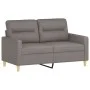 Sofa set with cushions 2 pieces taupe gray fabric by , Sofas - Ref: Foro24-3201607, Price: 469,64 €, Discount: %