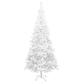 Árbol de Navidad artificial L 240 cm blanco