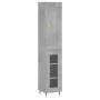 Concrete gray plywood sideboard 34.5x34x180 cm by , Sideboards - Ref: Foro24-3200373, Price: 93,92 €, Discount: %