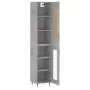 Concrete gray plywood sideboard 34.5x34x180 cm by , Sideboards - Ref: Foro24-3200373, Price: 93,92 €, Discount: %