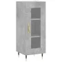 Concrete gray plywood sideboard 34.5x34x180 cm by , Sideboards - Ref: Foro24-3200373, Price: 93,92 €, Discount: %