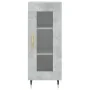 Aparador de madera contrachapada gris hormigón 34,5x34x180 cm de , Aparadores - Ref: Foro24-3200373, Precio: 93,71 €, Descuen...