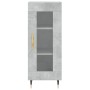 Aparador de madera contrachapada gris hormigón 34,5x34x180 cm de , Aparadores - Ref: Foro24-3200373, Precio: 94,88 €, Descuen...