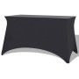 Elastische Tischdecke 2 Stück 120x60,5x74 Anthrazit von vidaXL, Abdeckungen - Ref: Foro24-132039, Preis: 26,70 €, Rabatt: %