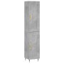 Betongraues Sperrholz-Sideboard 34,5 x 34 x 180 cm von , Sideboards - Ref: Foro24-3200437, Preis: 94,86 €, Rabatt: %