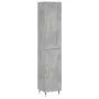 Betongraues Sperrholz-Sideboard 34,5 x 34 x 180 cm von , Sideboards - Ref: Foro24-3200437, Preis: 93,73 €, Rabatt: %
