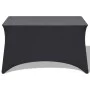 Elastic table cover 2 pcs 120x60.5x74 anthracite by vidaXL, Covers - Ref: Foro24-132039, Price: 26,17 €, Discount: %
