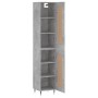 Betongraues Sperrholz-Sideboard 34,5 x 34 x 180 cm von , Sideboards - Ref: Foro24-3200437, Preis: 94,86 €, Rabatt: %