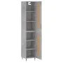 Betongraues Sperrholz-Sideboard 34,5 x 34 x 180 cm von , Sideboards - Ref: Foro24-3200437, Preis: 93,73 €, Rabatt: %
