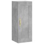 Betongraues Sperrholz-Sideboard 34,5 x 34 x 180 cm von , Sideboards - Ref: Foro24-3200437, Preis: 94,86 €, Rabatt: %