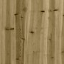 Banco de jardín de madera maciza de pino 82,5x35x45 cm