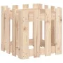 Jardinera con diseño de valla madera maciza de pino 40x40x40 cm de , Maceteros y jardineras - Ref: Foro24-832447, Precio: 21,...