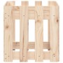 Pflanzgefäß mit Zaundesign aus massivem Kiefernholz 40x40x40 cm von , Töpfe und Pflanzgefäße - Ref: Foro24-832447, Preis: 21,...