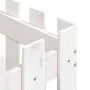 Zaun-Design-Pflanzgefäß aus massivem weißem Kiefernholz, 50 x 50 x 50 cm von , Töpfe und Pflanzgefäße - Ref: Foro24-832453, P...