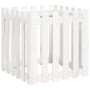 Planter fence design solid white pine wood 60x60x60 cm by , Pots and planters - Ref: Foro24-832458, Price: 39,95 €, Discount: %