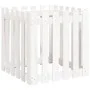 Planter fence design solid white pine wood 60x60x60 cm by , Pots and planters - Ref: Foro24-832458, Price: 39,42 €, Discount: %