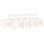 Garden dining set 13 pieces solid white pine wood by , Garden sets - Ref: Foro24-3157722, Price: 646,65 €, Discount: %