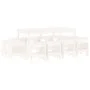 Garten-Essset 13-teilig aus massivem weißem Kiefernholz von , Gartensets - Ref: Foro24-3157722, Preis: 629,10 €, Rabatt: %