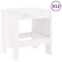 Garten-Essset 13-teilig aus massivem weißem Kiefernholz von , Gartensets - Ref: Foro24-3157722, Preis: 629,10 €, Rabatt: %