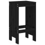 Set de mesa y taburetes altos jardín 5 piezas madera pino negro de , Conjuntos de jardín - Ref: Foro24-3157743, Precio: 316,55 €