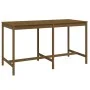 High garden table and stools 9 pcs honey brown pine wood by , Garden sets - Ref: Foro24-3157760, Price: 617,06 €, Discount: %