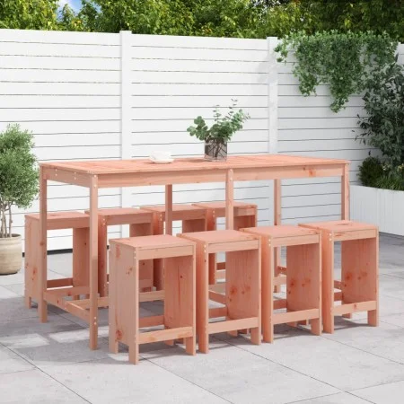 Juego de muebles de jardín 9 pzas madera maciza abeto Douglas de , Conjuntos de jardín - Ref: Foro24-3157762, Precio: 545,95 ...