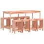 Juego de muebles de jardín 9 pzas madera maciza abeto Douglas de , Conjuntos de jardín - Ref: Foro24-3157762, Precio: 545,95 ...
