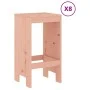 Juego de muebles de jardín 9 pzas madera maciza abeto Douglas de , Conjuntos de jardín - Ref: Foro24-3157762, Precio: 545,95 ...