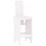 Garden table and high stools 9 pcs solid white pine wood by , Garden sets - Ref: Foro24-3157788, Price: 787,58 €, Discount: %