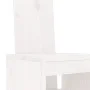 Garden table and high stools 9 pcs solid white pine wood by , Garden sets - Ref: Foro24-3157788, Price: 787,58 €, Discount: %