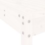 Gartentisch und Hochhocker 9-teilig aus massivem weißem Kiefernholz von , Gartensets - Ref: Foro24-3157788, Preis: 798,41 €, ...
