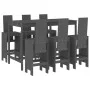Set de mesa y taburetes altos jardín 7 piezas madera pino gris de , Conjuntos de jardín - Ref: Foro24-3157783, Precio: 579,43...
