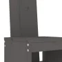7-piece gray pine wood garden table and high stools set by , Garden sets - Ref: Foro24-3157783, Price: 579,43 €, Discount: %