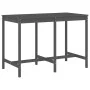 7-teiliges Set mit Gartentisch und hohen Hockern aus grauem Kiefernholz von , Gartensets - Ref: Foro24-3157783, Preis: 579,43...