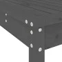 7-teiliges Set mit Gartentisch und hohen Hockern aus grauem Kiefernholz von , Gartensets - Ref: Foro24-3157783, Preis: 579,43...
