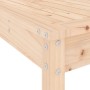 Set de mesa y taburetes altos jardín 5 pzas madera maciza pino