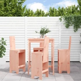 Douglas Hochtisch und Gartenhocker 5 Stück Massivholz von , Gartensets - Ref: Foro24-3157774, Preis: 331,82 €, Rabatt: %