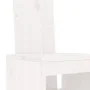 5-piece white pine wood garden table and high stools set by , Garden sets - Ref: Foro24-3157776, Price: 397,45 €, Discount: %