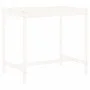 5-piece white pine wood garden table and high stools set by , Garden sets - Ref: Foro24-3157776, Price: 397,45 €, Discount: %