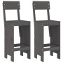 3-piece gray pine wood garden table and high stools set by , Garden sets - Ref: Foro24-3157795, Price: 231,07 €, Discount: %