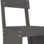 3-piece gray pine wood garden table and high stools set by , Garden sets - Ref: Foro24-3157795, Price: 231,07 €, Discount: %